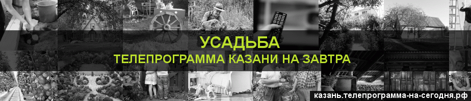 Телепрограмма на завтра канала Усадьба, Казань